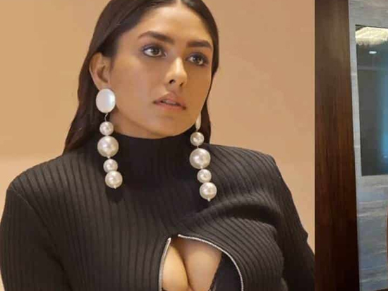 Sumptuous Clicks Of Mrunal In Black